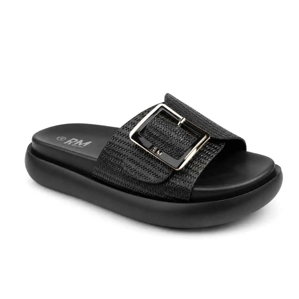 Sandale Compense pour femme 8088 noir sandale médicale femme confortable Maroc